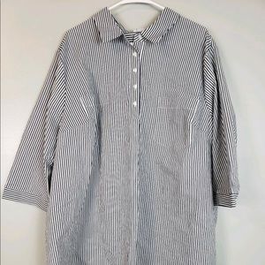 Ava and Viv blue & white 2x split back